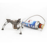 Maxbell Camp Backpacking Gas Stove Propane Butane Burner+Transfer Nozzle Connector