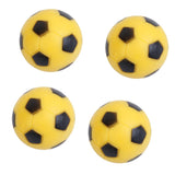 Maxbell Maxbell 4pcs 36mm Soccer Table Foosball Football Fussball Replacement Ball Yellow Black