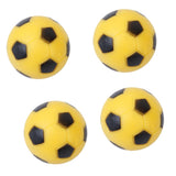 Maxbell Maxbell 4pcs 36mm Soccer Table Foosball Football Fussball Replacement Ball Yellow Black