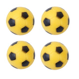 Maxbell Maxbell 4pcs 36mm Soccer Table Foosball Football Fussball Replacement Ball Yellow Black