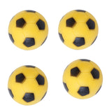 Maxbell Maxbell 4pcs 36mm Soccer Table Foosball Football Fussball Replacement Ball Yellow Black