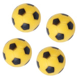 Maxbell Maxbell 4pcs 36mm Soccer Table Foosball Football Fussball Replacement Ball Yellow Black