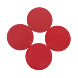 Maxbell Maxbell 4pcs Air Hockey Table Arcade Game Pucks 82mm Red