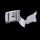 Maxbell Stainless Steel Fold Over Deployment Clasp Buckle Fit 22mm Watch Band Strap