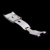 Maxbell Stainless Steel Fold Over Deployment Clasp Buckle Fit 22mm Watch Band Strap