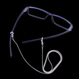 Maxbell Punk Steel Snake Chain Link Eyeglass Sunglass Cord String Strap +25 Holder Ends