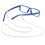 Maxbell Silver Black Metal Chain Eyeglasses Holder Cord Spectacles Sunglasses Glasses