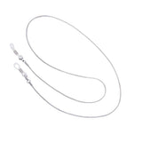 Maxbell Silver Black Metal Chain Eyeglasses Holder Cord Spectacles Sunglasses Glasses
