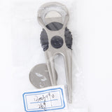 Maxbell Silver Golfer Club Golf Divot Tool with Ball Marker Repair Tool