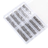 Maxbell Phenovo 1000pcs Stainless Steel Eyeglass Watch Repair Screw Replacement Kit