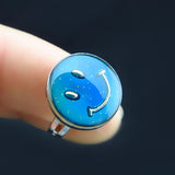 Maxbell 2pcs Magic Heart Mood Band Ring Color Changable Emotion Feeling Adjustable Gift