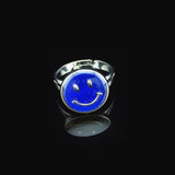 Maxbell 2pcs Magic Heart Mood Band Ring Color Changable Emotion Feeling Adjustable Gift