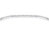 Maxbell 3 Stk.Fashion Silver Tone Crystal Rhinestone Ankle Anklet Bracelet Single Row Elastic