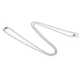 Maxbell Goth 3-layer Stainless Steel Silver Blue Cross Crucifix Pendant Dangle Necklace w/ Chain Christian Unisex