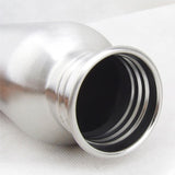 Maxbell 1000ml Capacity Stainless Steel Wide Mouth Water Bottle with Carabiner Clip for Outdoor Sports Cycling Runners Sports Beach Lovers Gift - Aladdin Shoppers