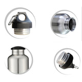 Maxbell Maxbell 2L Stainless Steel Sports Drink Water Bottle with Snap Hook + Black Soft Protector Cover Bag