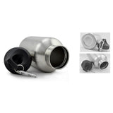 Maxbell Maxbell 2L Stainless Steel Sports Drink Water Bottle with Snap Hook + Black Soft Protector Cover Bag