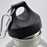 Maxbell Maxbell 2L Stainless Steel Sports Drink Water Bottle with Snap Hook + Black Soft Protector Cover Bag