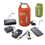 Maxbell 2pcs 5L Waterproof   Sack Bag Pouch Boating Kayaking Rafting Canoeing