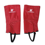 Maxbell Outdoor Waterproof Trekking Hiking Fishing Gaiters Snow Legging Cover Red