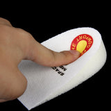 Maxbell Footful 3 Pairs of Shoe Insert Heel Cup Pad of Heel Pain Plantar Fasciitis White