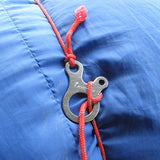 Maxbell Stainless Steel 3 Holes Rope Cord Guyline Runner Anti Slip Fastener Camping Hiking