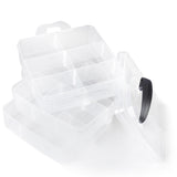 Maxbell 3 Layer 18 compartments Plastic Adjustable Box Storage Case Holder Organizer