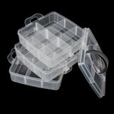 Maxbell 3 Layer 18 compartments Plastic Adjustable Box Storage Case Holder Organizer