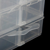 Maxbell 3 Layer 18 compartments Plastic Adjustable Box Storage Case Holder Organizer