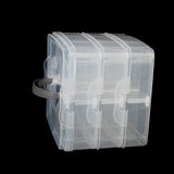 Maxbell 3 Layer 18 compartments Plastic Adjustable Box Storage Case Holder Organizer