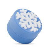 Maxbell Velvet Necklace Jewelry Display Storage Box Gift Case Holder Organizer - Sky Blue Snowflake