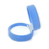 Maxbell Velvet Necklace Jewelry Display Storage Box Gift Case Holder Organizer - Sky Blue Snowflake