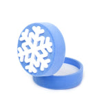 Maxbell Velvet Necklace Jewelry Display Storage Box Gift Case Holder Organizer - Sky Blue Snowflake