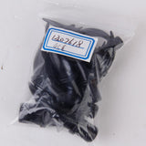 Maxbell 11 Pairs Curved Acrylic Ear Expander Stretcher Taper Stretching Plugs 1.6mm-14mm Black