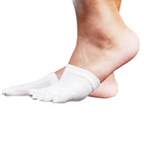 Maxbell Footful Women 5-Toes Half Socks Bamboo Charcoal Deodorant Insoles Athlete's Foot