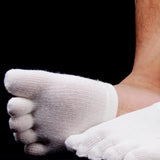 Maxbell Footful Women 5-Toes Half Socks Bamboo Charcoal Deodorant Insoles Athlete's Foot