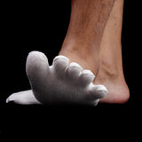 Maxbell Footful Women 5-Toes Half Socks Bamboo Charcoal Deodorant Insoles Athlete's Foot