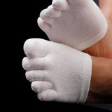 Maxbell Footful Women 5-Toes Half Socks Bamboo Charcoal Deodorant Insoles Athlete's Foot