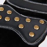 Maxbell 1 Pair Inline Skates Roller Skating Cycling Half Finger Gloves Protective Gear - Black Size M