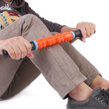Maxbell Footful Hard Spikey Massage Ball+Professional Muscle Roller Stick Arm/Feet/Neck