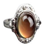 Maxbell 1 Set 2-Style Vintage Oval Colour Changing Emotion Feeling Mood Band Finger Ring
