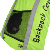 Maxbell 25-40L Backpack Rucksack Bag Dust Rain Cover w/ Helmet Mesh Fluorescent Green