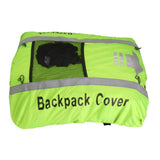 Maxbell 25-40L Backpack Rucksack Bag Dust Rain Cover w/ Helmet Mesh Fluorescent Green