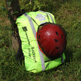 Maxbell 25-40L Backpack Rucksack Bag Dust Rain Cover w/ Helmet Mesh Fluorescent Green