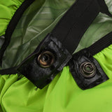 Maxbell 25-40L Backpack Rucksack Bag Dust Rain Cover w/ Helmet Mesh Fluorescent Green
