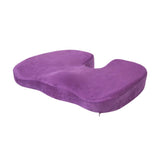 Maxbell Maxbell Comfort Coccyx Orthopedic Foam Chair Seat Cushion Pad Home Office Purple