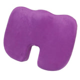 Maxbell Maxbell Comfort Coccyx Orthopedic Foam Chair Seat Cushion Pad Home Office Purple