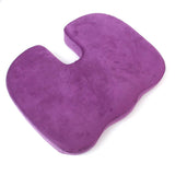 Maxbell Maxbell Comfort Coccyx Orthopedic Foam Chair Seat Cushion Pad Home Office Purple