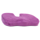 Maxbell Maxbell Comfort Coccyx Orthopedic Foam Chair Seat Cushion Pad Home Office Purple