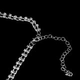 Maxbell Sexy 2 Rows Crystal Rhinestone Belt Body Belly Waist Chain Bikini Beach